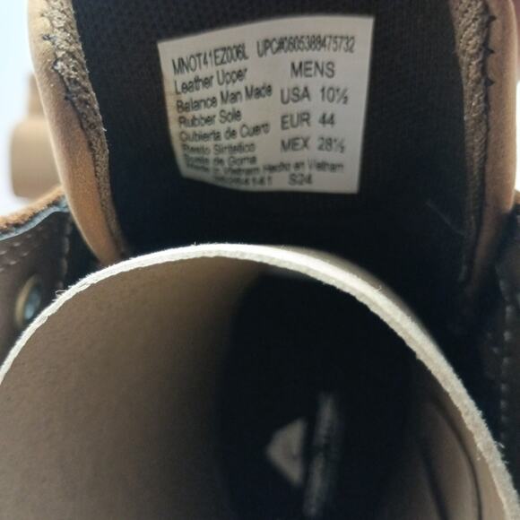 Ozark Trail Men's Range Clean Toe Mountain Hiking Boots Size 10.5 Brown Leather - Picture 6 of 8